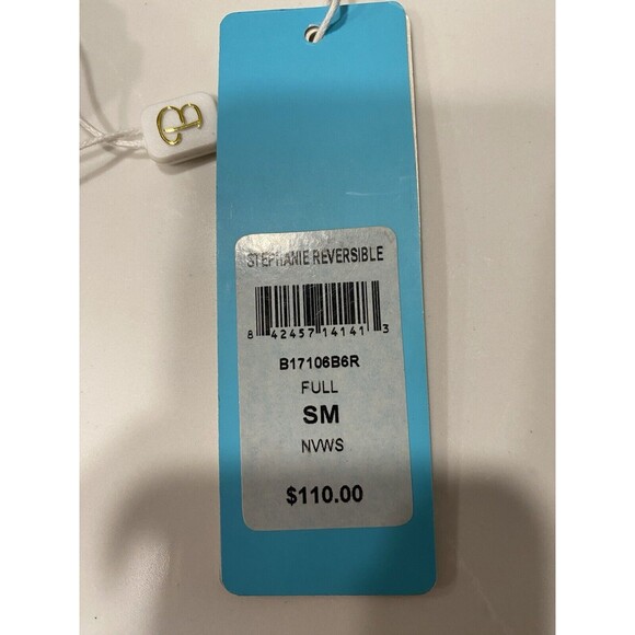 Beach Bunny Stephanie Reversible Full Bikini Striped Size SM *flaws* NWT - Picture 9 of 11